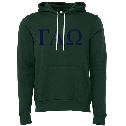 Gamma Alpha Omega Lettered Hooded Sweatshirts