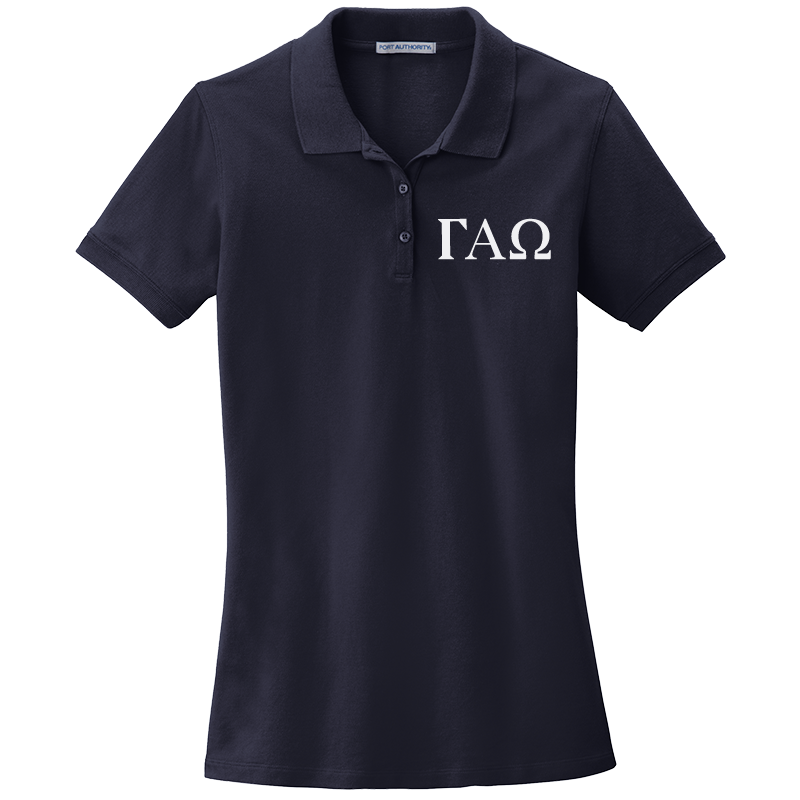 Gamma Alpha Omega Ladies' Embroidered Polo Shirt