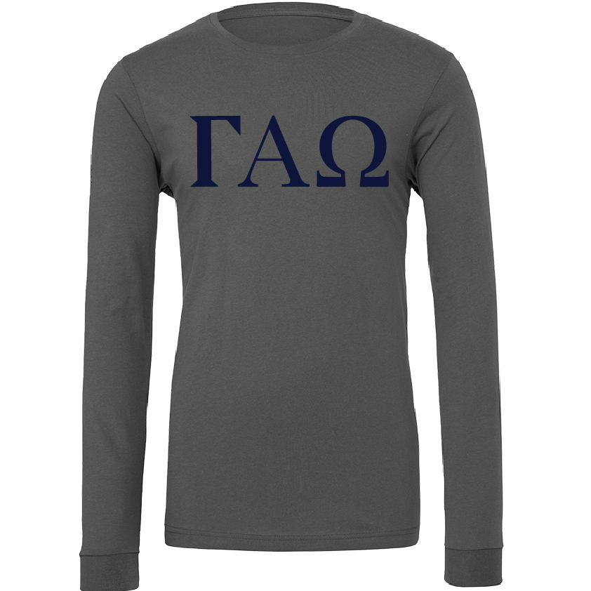 Gamma Alpha Omega Lettered Long Sleeve T-Shirts