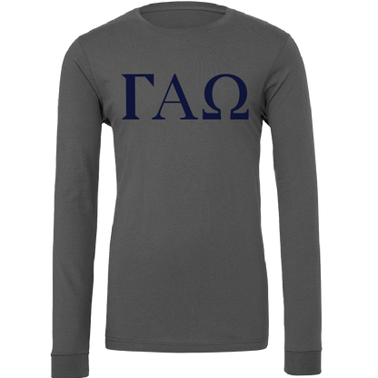 Gamma Alpha Omega Lettered Long Sleeve T-Shirts