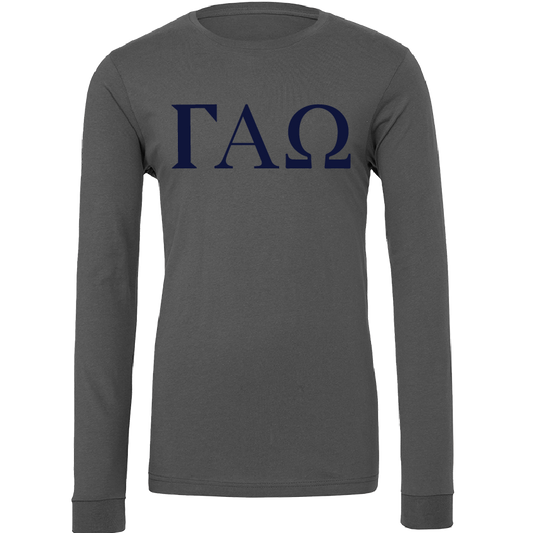 Gamma Alpha Omega Lettered Long Sleeve T-Shirts