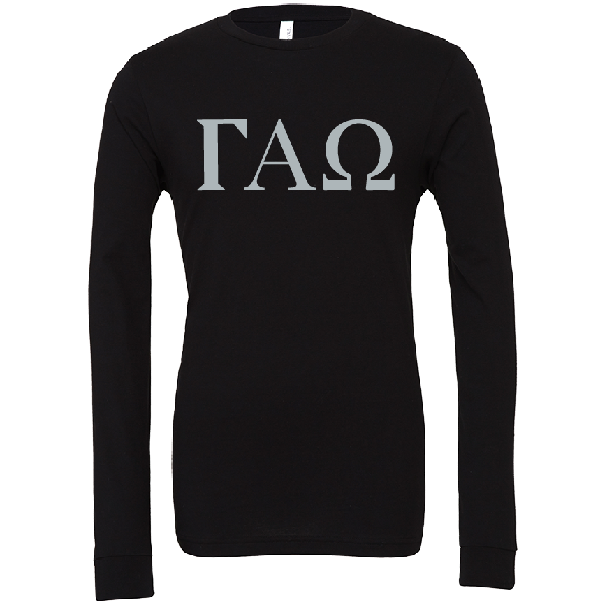 Gamma Alpha Omega Lettered Long Sleeve T-Shirts