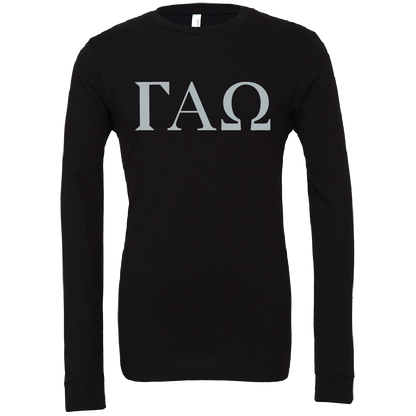 Gamma Alpha Omega Lettered Long Sleeve T-Shirts