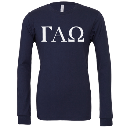 Gamma Alpha Omega Lettered Long Sleeve T-Shirts