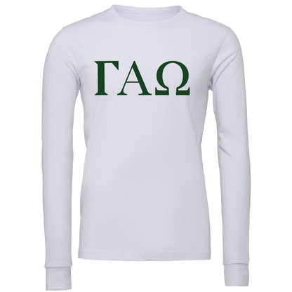 Gamma Alpha Omega Lettered Long Sleeve T-Shirts