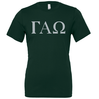 Gamma Alpha Omega Lettered Short Sleeve T-Shirts