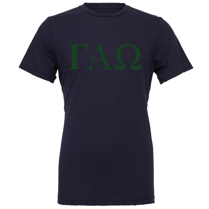 Gamma Alpha Omega Lettered Short Sleeve T-Shirts