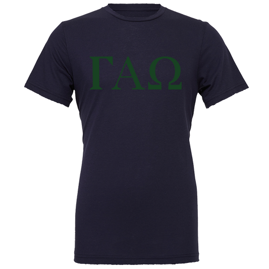 Gamma Alpha Omega Lettered Short Sleeve T-Shirts