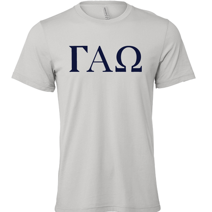 Gamma Alpha Omega Lettered Short Sleeve T-Shirts