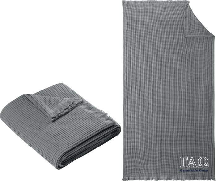 Gamma Alpha Omega Letters and Name Blankets