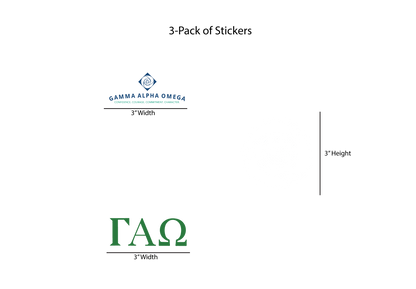 Gamma Alpha Omega Stickers