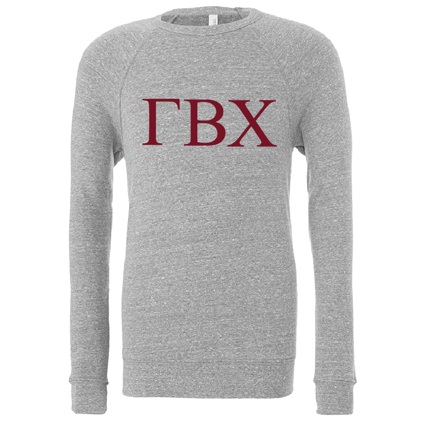 Gamma Beta Chi Lettered Crewneck Sweatshirts