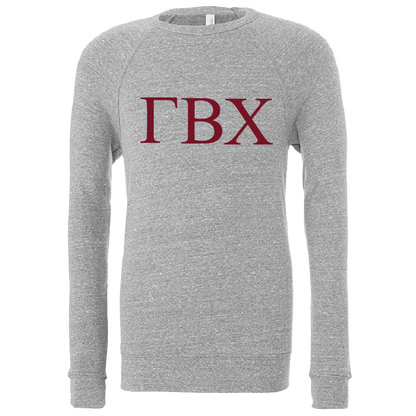 Gamma Beta Chi Lettered Crewneck Sweatshirts