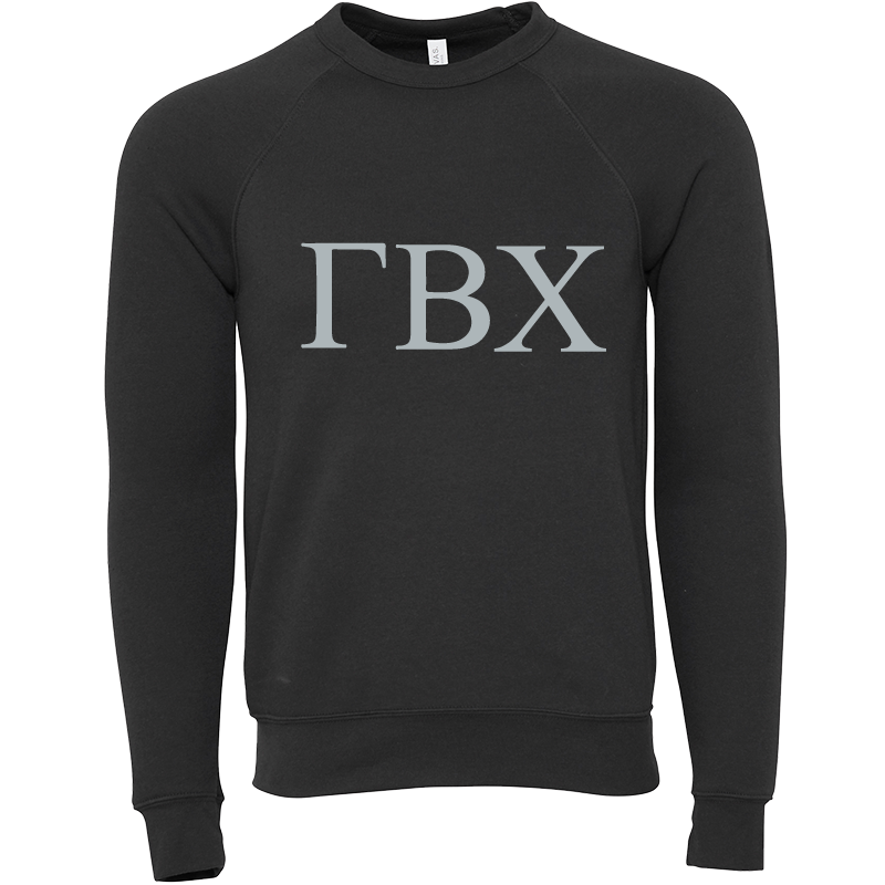 Gamma Beta Chi Lettered Crewneck Sweatshirts