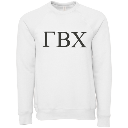 Gamma Beta Chi Lettered Crewneck Sweatshirts