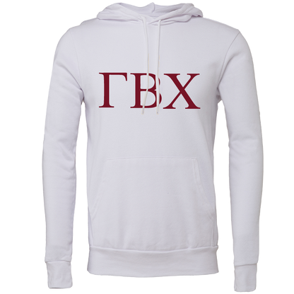 Gamma Beta Chi Lettered Hoodie Sweatshirts