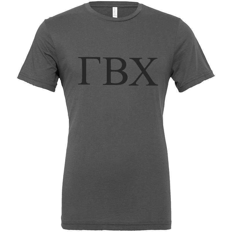 Gamma Beta Chi Lettered Short Sleeve T-Shirts