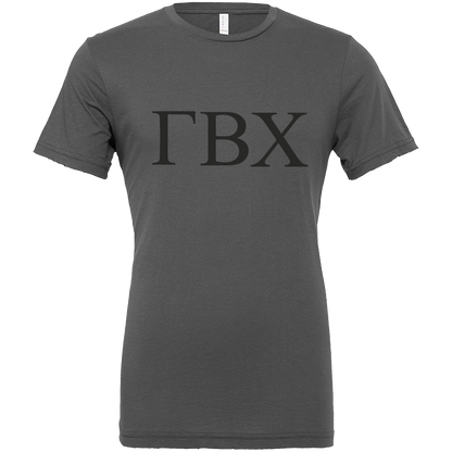 Gamma Beta Chi Lettered Short Sleeve T-Shirts