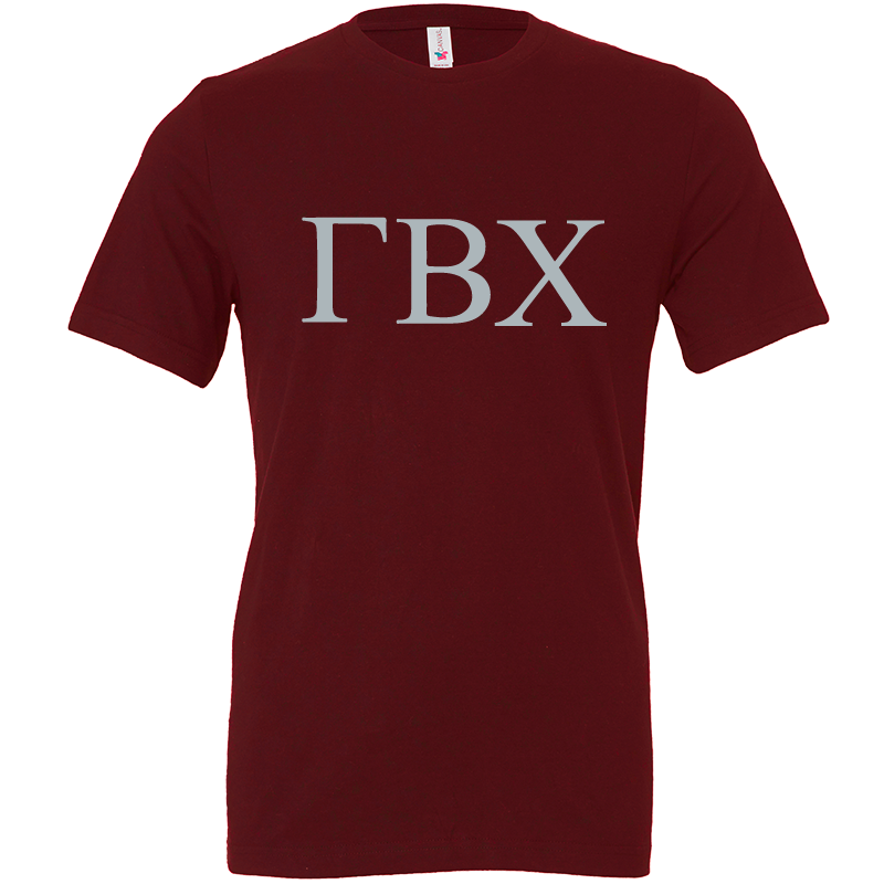 Gamma Beta Chi Lettered Short Sleeve T-Shirts