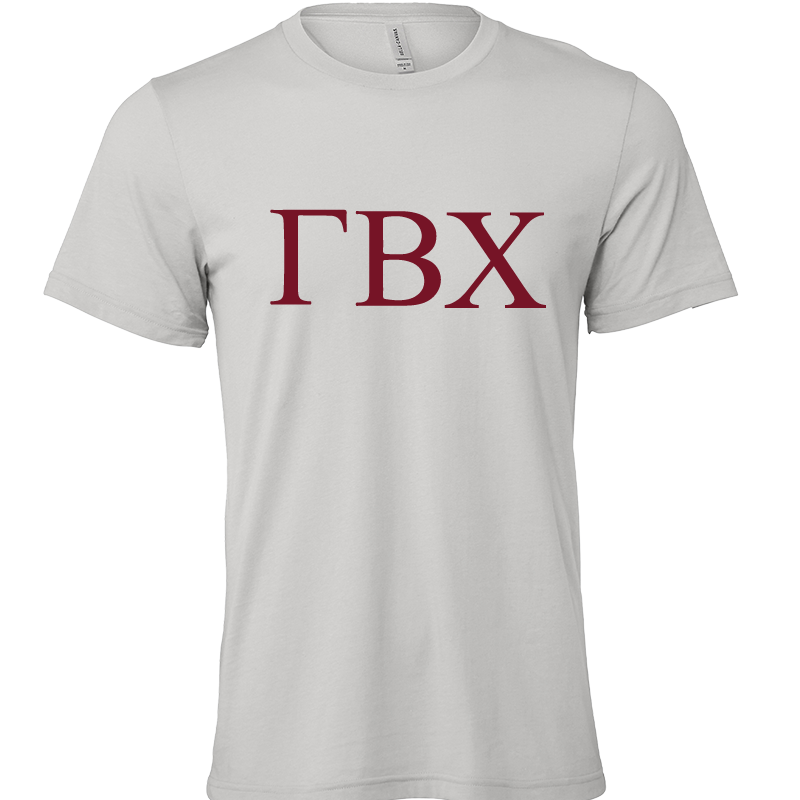 Gamma Beta Chi Lettered Short Sleeve T-Shirts