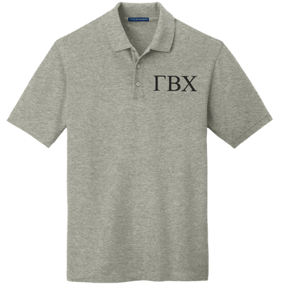 Gamma Beta Chi Men's Embroidered Polo Shirt