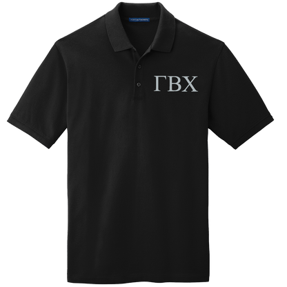 Gamma Beta Chi Men's Embroidered Polo Shirt