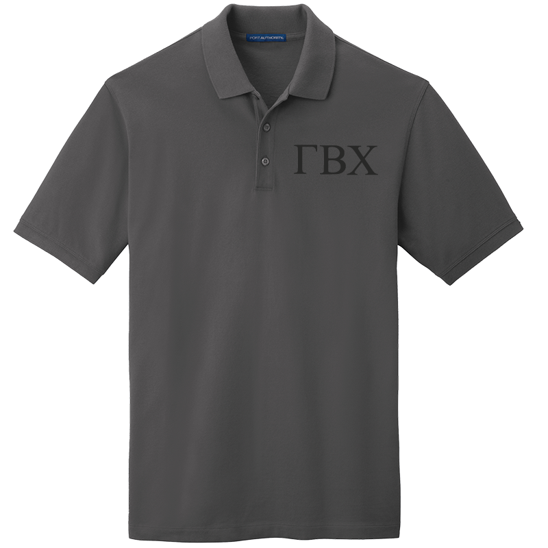 Gamma Beta Chi Men's Embroidered Polo Shirt