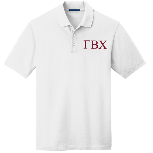 Gamma Beta Chi Men's Embroidered Polo Shirt