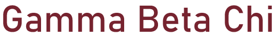 Gamma Beta Chi Stickers