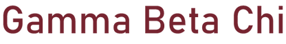 Gamma Beta Chi Stickers