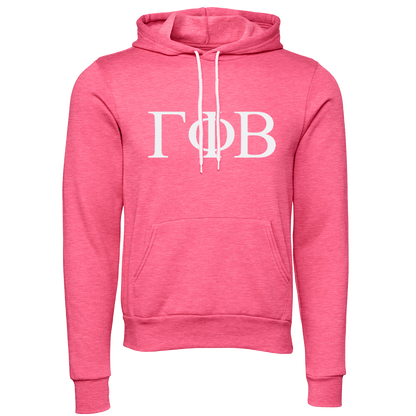 Gamma Phi Beta Lettered Hooded Sweatshirts