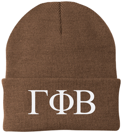 Gamma Phi Beta Lettered Beanies