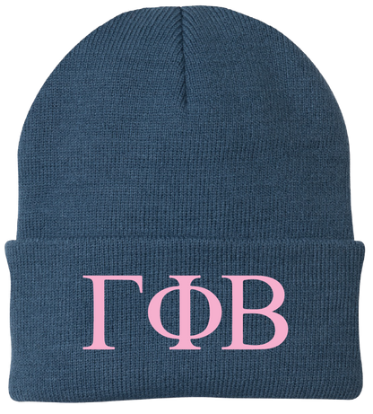 Gamma Phi Beta Lettered Beanies