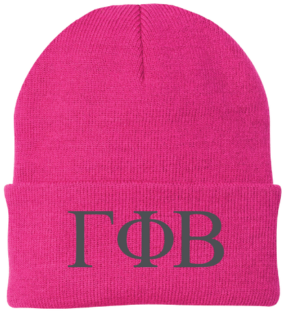 Gamma Phi Beta Lettered Beanies