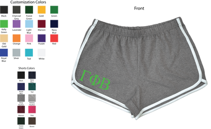 Gamma Phi Beta Lettered Women's Shorts