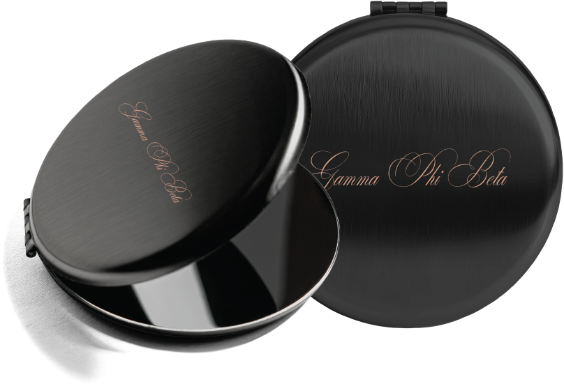 Gamma Phi Beta Script Pocket Mirrors
