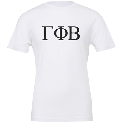 Gamma Phi Beta Lettered Short Sleeve T-Shirts