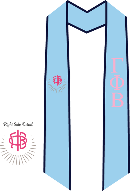 Gamma Phi Beta Graduation Stoles