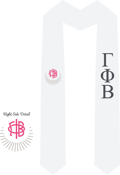 Gamma Phi Beta Graduation Stoles