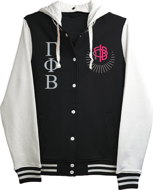 Gamma Phi Beta Varsity Hooded Sweatshirt