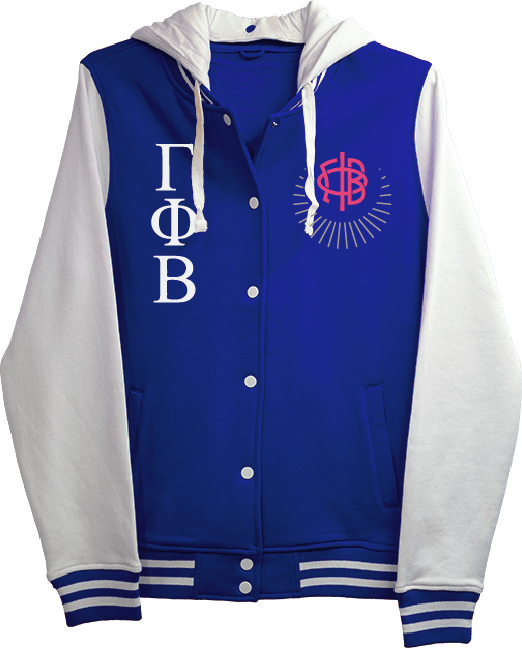 Gamma Phi Beta Varsity Hooded Sweatshirt