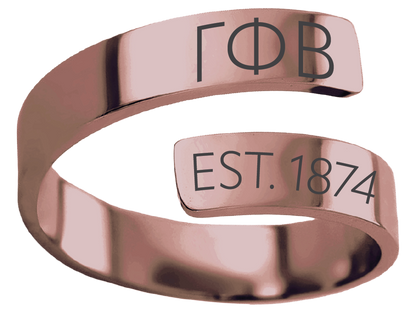 Gamma Phi Beta Year and Letters Rings