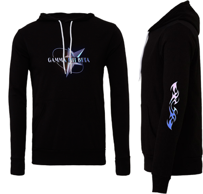 Gamma Phi Beta Pink Chrome Graphic Hoodie