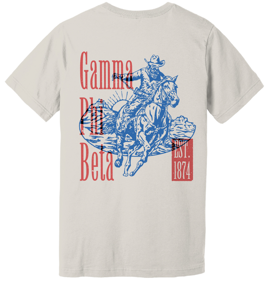 Gamma Phi Beta Cowboy Graphic T-Shirt