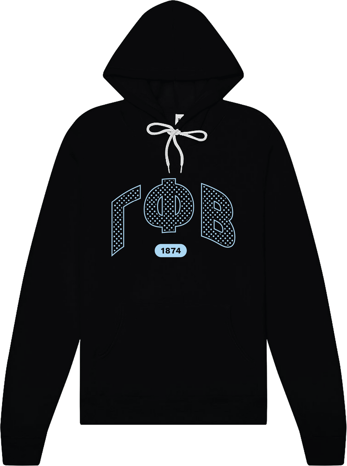 Gamma Phi Beta Varsity Polka Dot Hoodie