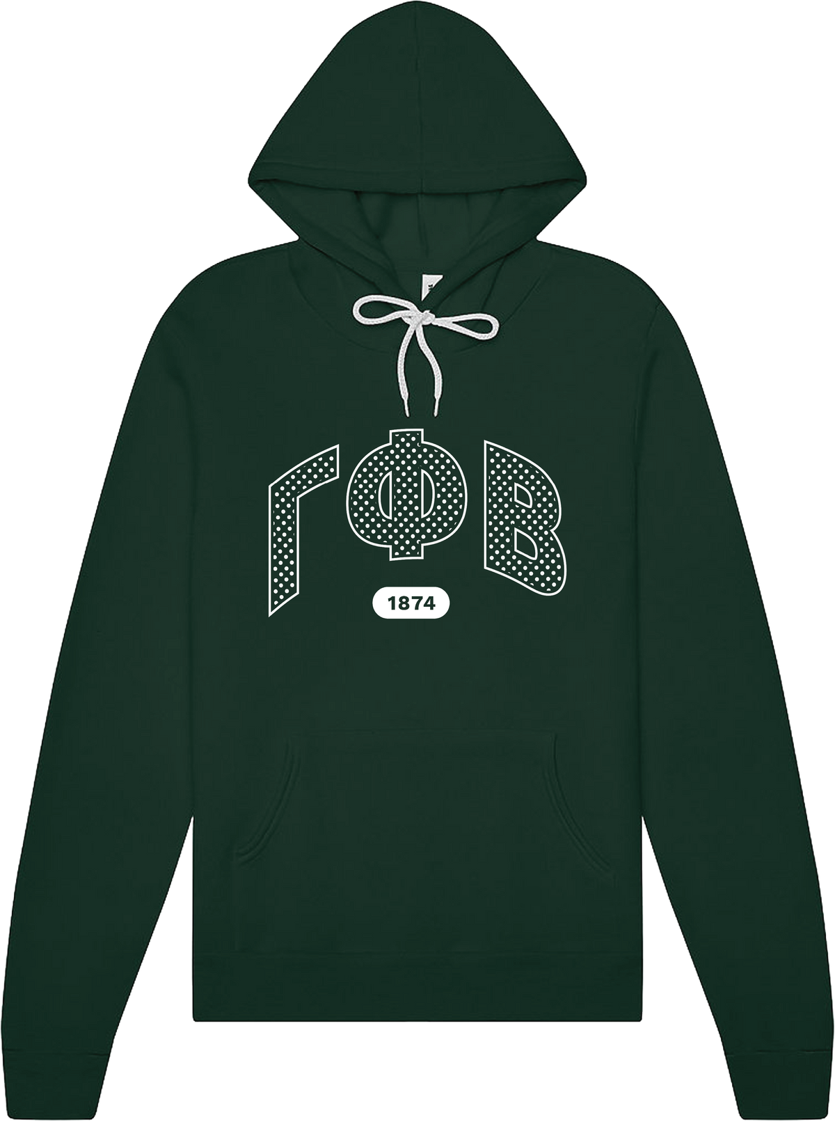 Gamma Phi Beta Varsity Polka Dot Hoodie