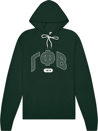 Gamma Phi Beta Varsity Polka Dot Hoodie
