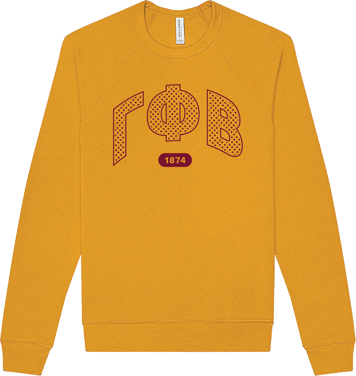 Gamma Phi Beta Varsity Polka Dot Crewneck
