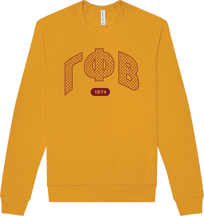 Gamma Phi Beta Varsity Polka Dot Crewneck