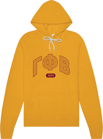 Gamma Phi Beta Varsity Polka Dot Hoodie